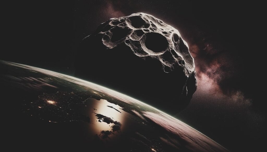 Huge asteroid headed towards earth.