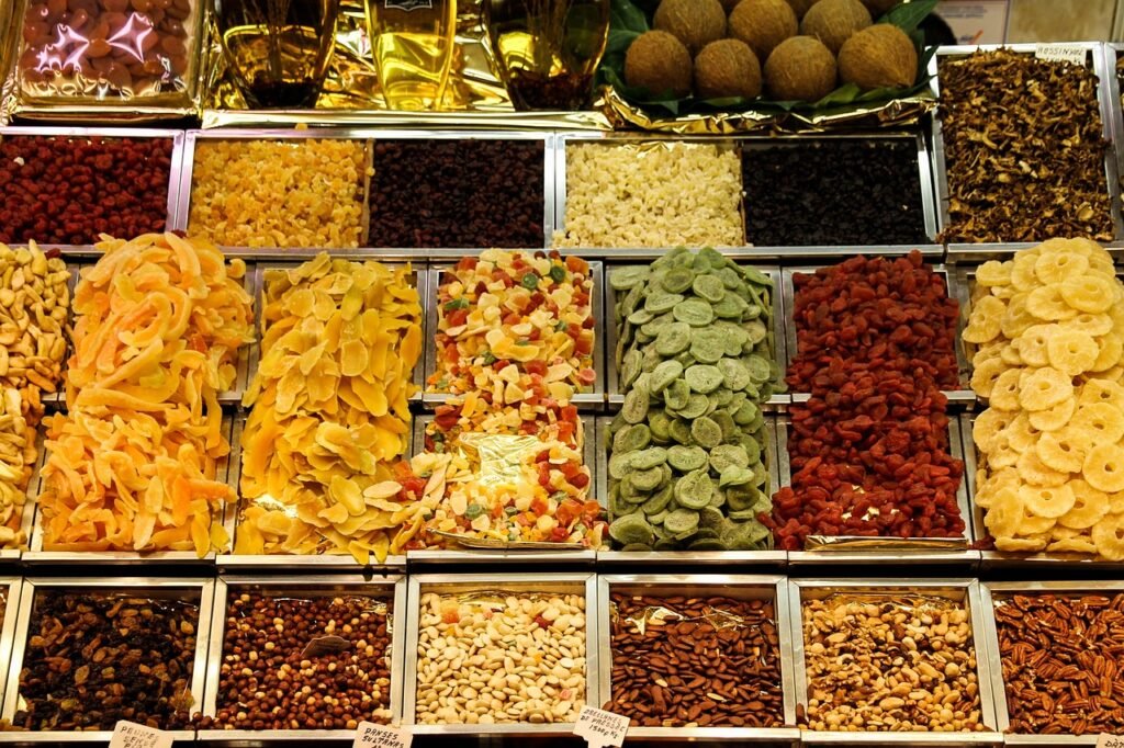 dried fruits and nuts