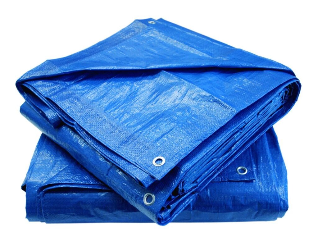 blue tarp
